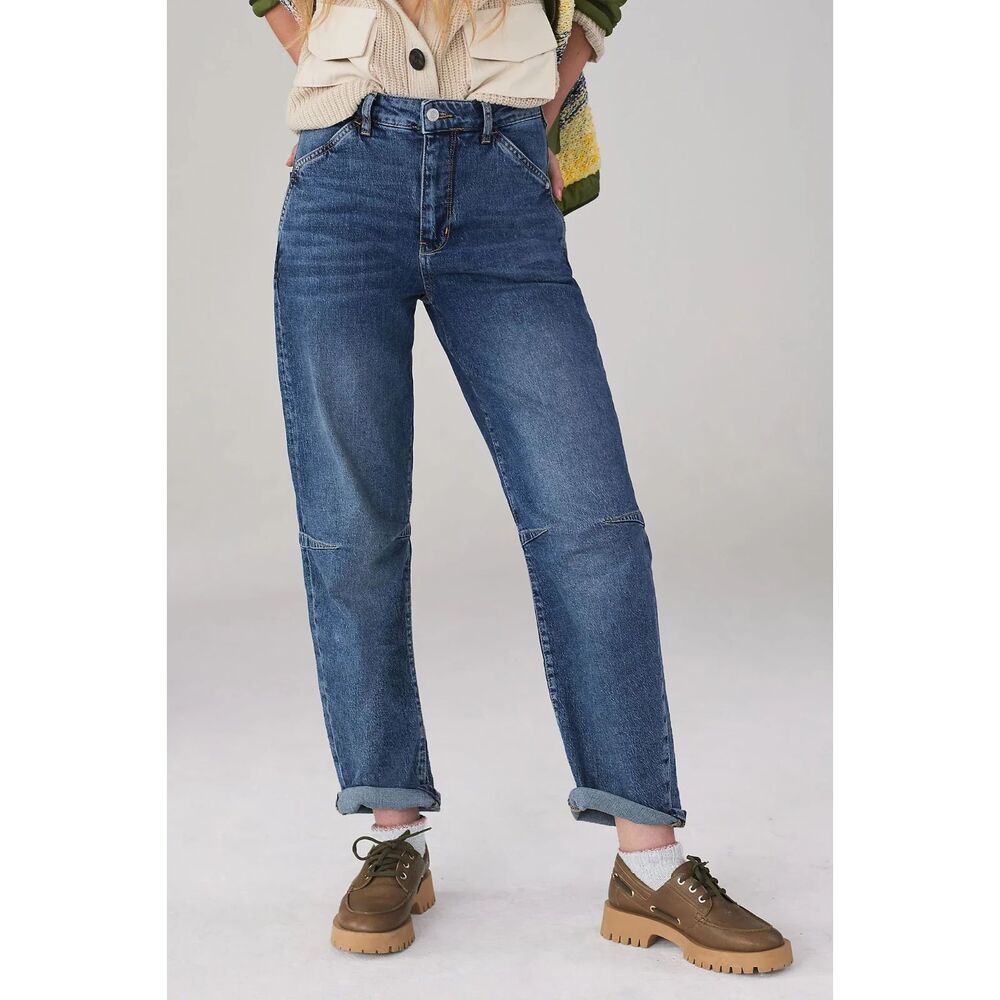 Pilcro Anthropologie The Bow Boyfriend Jeans 27